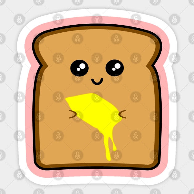 Cute Toast Sticker by LunaMay